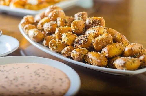 Garlic Sesame Pretzel Bites Photo