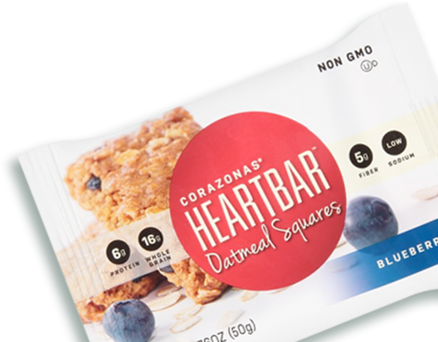 Corazonas HeartBar Oatmeal Squares Corazonas HeartBar Oatmeal Squares
