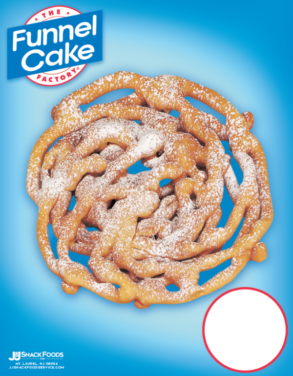The Funnel Cake Factory® Funnel Cake Price Sign J&J Snack Foods Corp.