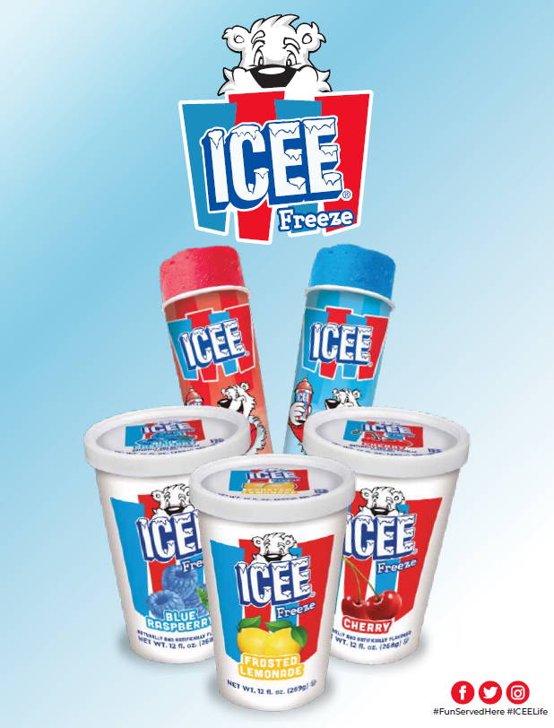 Icee® Freeze Tubecup Literature Sheet Jandj Snack Foods Corp 9476