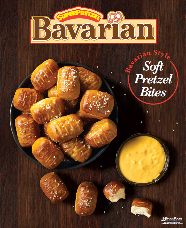 Superpretzel® Bavarian Soft Pretzel Bites Poster Jandj Snack Foods Corp 