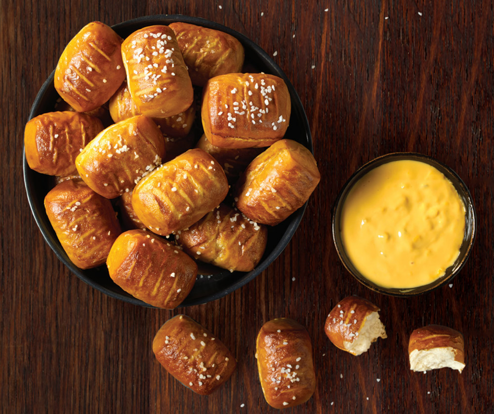 Pretzel bites have grown more than 60% on restaurant menus in the past 4 years and nearly 14% in the past year according to Datassential.