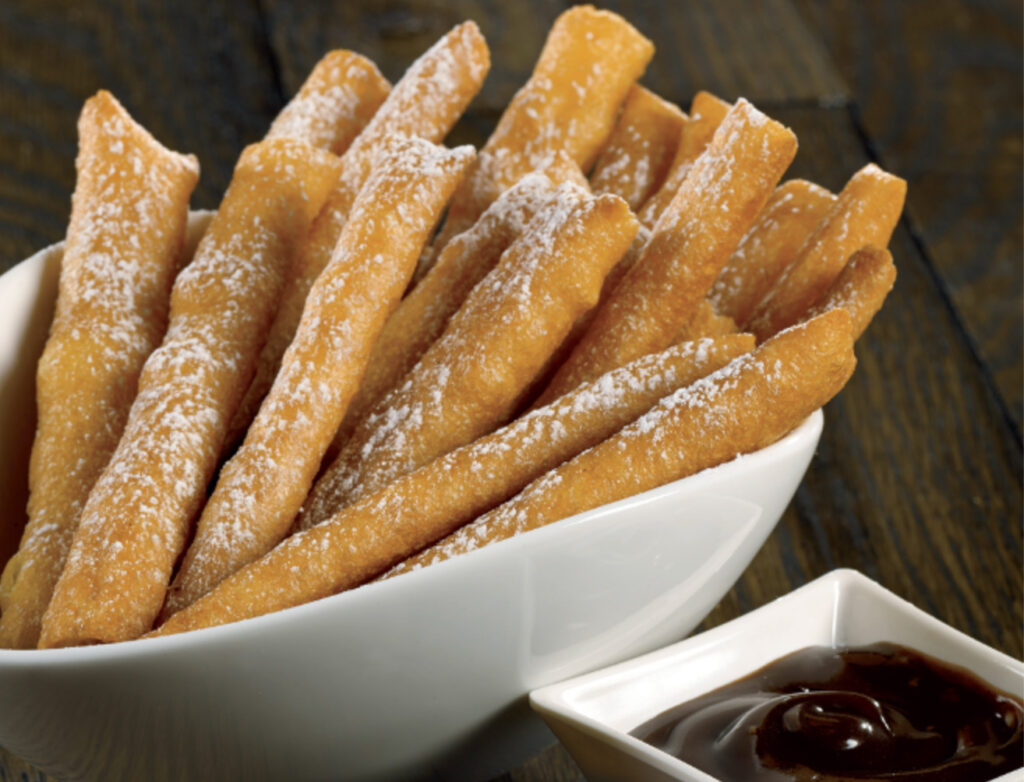 Our Funnel Cake Fries are sharable and perfect for dipping.