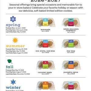 LTO Pre-baked Clamshell Cookies