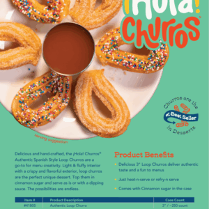 ¡Hola! Churros® Loop Churros Literature Sheet