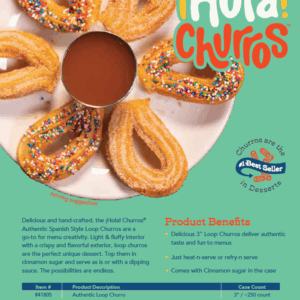¡Hola! Churros® Loop Churros Literature Sheet