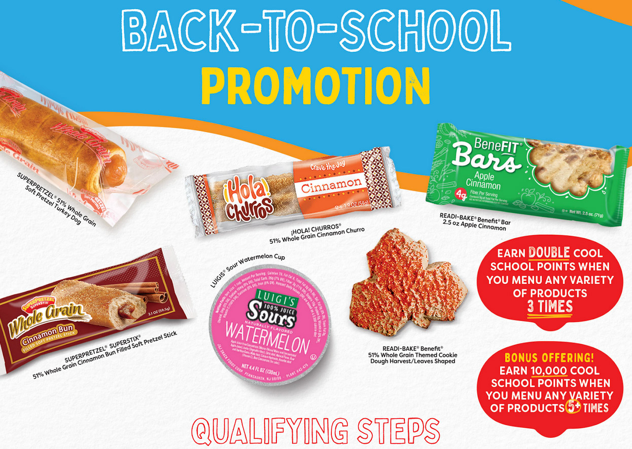 Get 10,000 Cool School Cafe® Points When You Serve These Items
