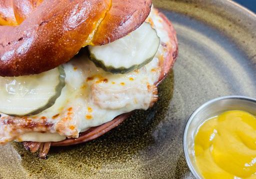CUBANO PRETZEL ROLL